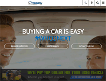 Tablet Screenshot of oregonautomotive.com